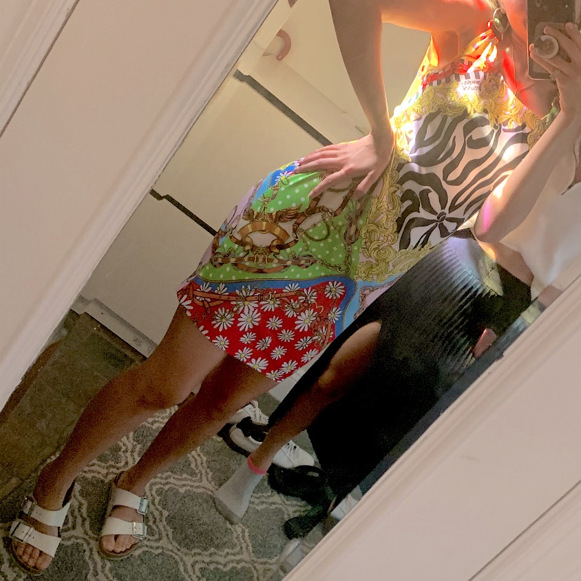 Moschino Printed Mini Dress